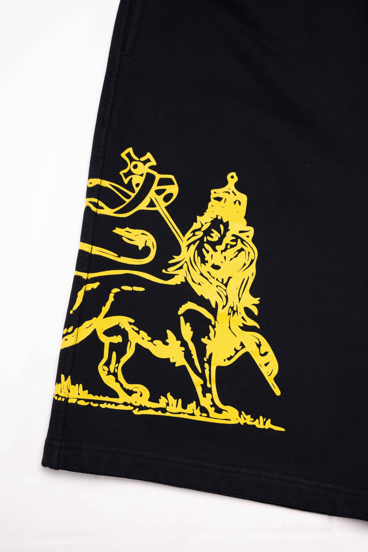 Tafari Sweatshorts Black & Yellow
